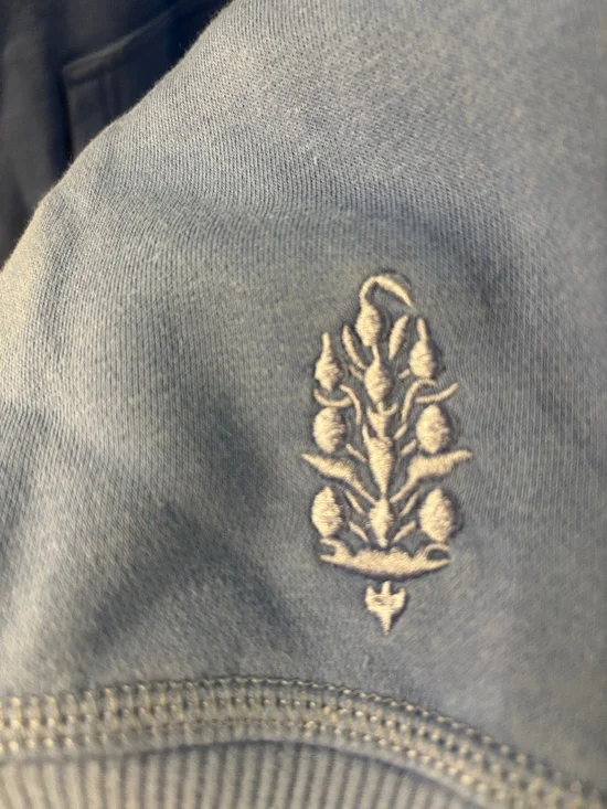 FP Movement Final Call Logo Hoodie in Riviera Blue, size Medium, NWT - Picture 7 of 11